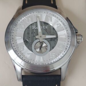 Roots Automatic Watch with Leather Strap